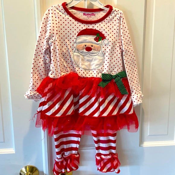 Nannette Matching Sets | Nannette Kids Santa Claus Baby Outfit Size 2T